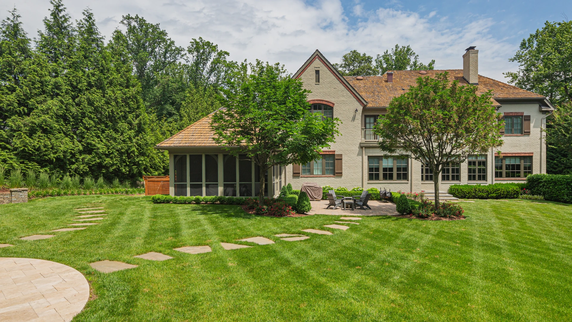 A timeless backyard oasis with all of the classic features of an outdoor living space to be treasured for years to come.